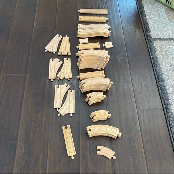 Thomas & Friends Wooden Railway Track 53 Pieces - Picture 2 of 7